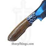Silverline USA - SS004 - Skinner - Fixed Blade Knife - J2 Polished Clip Point - Wood - Brown|Black|White - Image 6