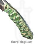 Silverline USA - SS008 - Skinner - Fixed Blade Knife - J2 Polished Clip Point - G10 - Green|Tan - Image 5
