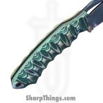Silverline USA - SS008 - Skinner - Fixed Blade Knife - J2 Polished Clip Point - G10 - Green|Tan - Image 6