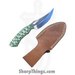 Silverline USA - SS008 - Skinner - Fixed Blade Knife - J2 Polished Clip Point - G10 - Green|Tan - Image 8