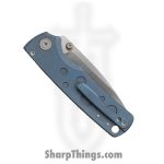 Vosteed - VOSA4806 - Porcupine Slim - Folding Knife - S90V Satin Drop Point - Titanium - Blue - Image 4