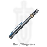 Vosteed - VOSA4806 - Porcupine Slim - Folding Knife - S90V Satin Drop Point - Titanium - Blue - Image 5