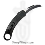VOC - WNS-AT15-1 - Karambit - OTF Auto - Stainless Two Tone Karambit - Carbon Fiber - Black - Image 2