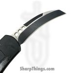 VOC - WNS-AT15-1 - Karambit - OTF Auto - Stainless Two Tone Karambit - Carbon Fiber - Black - Image 3