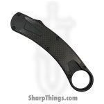 VOC - WNS-AT15-1 - Karambit - OTF Auto - Stainless Two Tone Karambit - Carbon Fiber - Black - Image 4