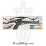 VOC - X9504 - 89lb 13" Pistol Crossbow - Stainless Steel Fiber Glass - Black Yellow