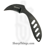 VOC - YC-9114 - Neck Knife - Fixed Blade Knife - 3Cr13 SS Stonewash Karambit - G10 - Natural