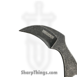 VOC - YC-9114 - Neck Knife - Fixed Blade Knife - 3Cr13 SS Stonewash Karambit - G10 - Natural - Image 3
