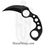 United Cutlery - UC1466B - Undercover - Fixed Blade Knife - 420 SS Coated Karambit - 420 SS - Black