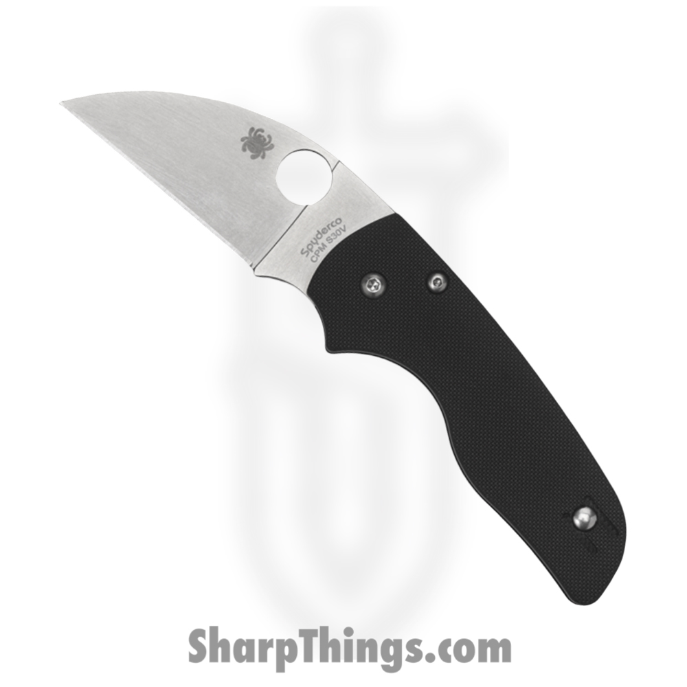 0438bf31-ab77-4f6f-be8d-fe6d8f392a73_SC230GPWC_1.jpg Spyderco - SC230GPWC - Lil Native - Folding Knife - S30V Satin Wharncliffe - G10 - Black - Image 1