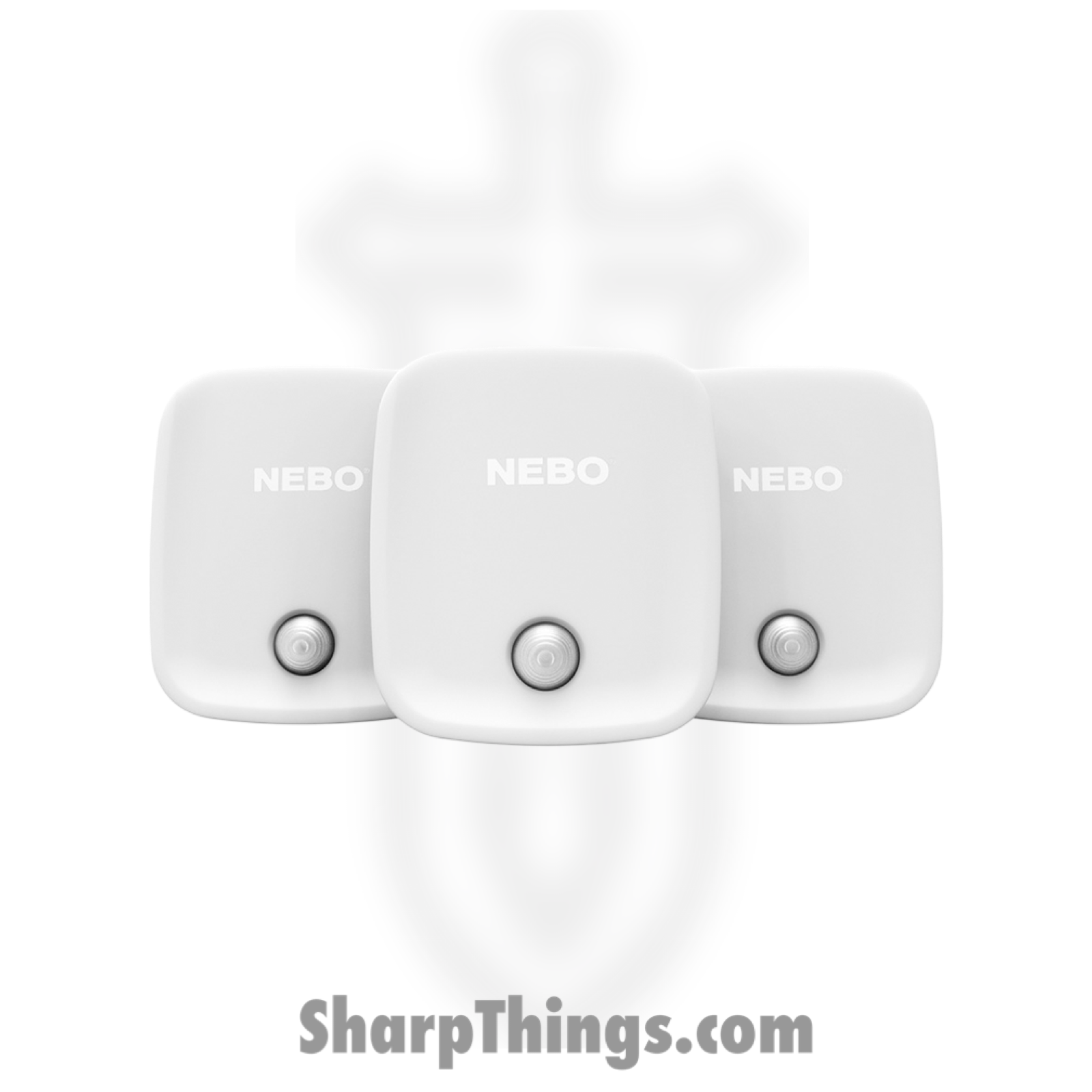 09cb1911-ea6b-4a92-bfd1-25d16b7223df_NEB-WLT-0026_1.png Nebo - NEB-WLT-0026 - Motion Sensor Night Light 3 Pack - ABS - White - Image 1