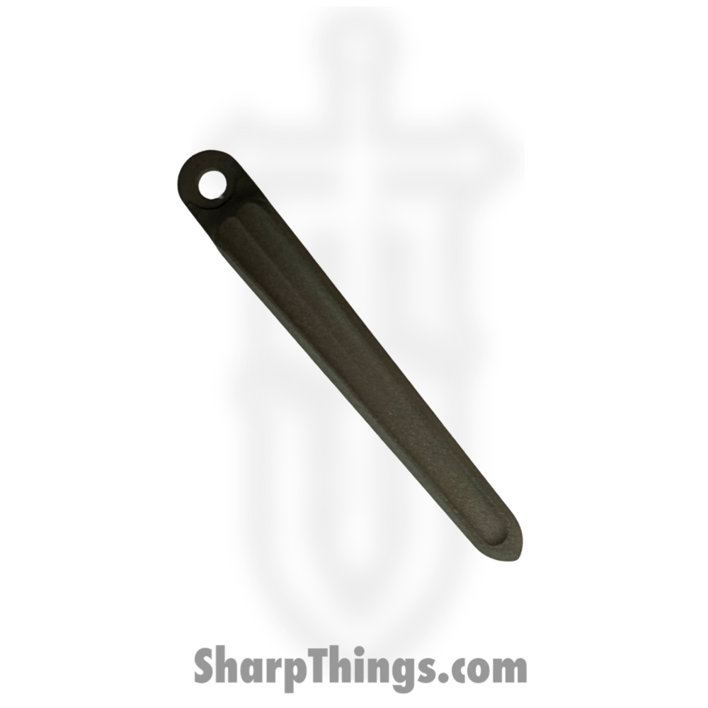 0bc24c81-6247-401e-ba1d-fe8481ace711_CRKCLPBBLAST_1.jpg Millit Knives - CRKCLPBBLAST - V2 Groove CRK Clip - Bead Blasted - Titanium - Natural - Image 1