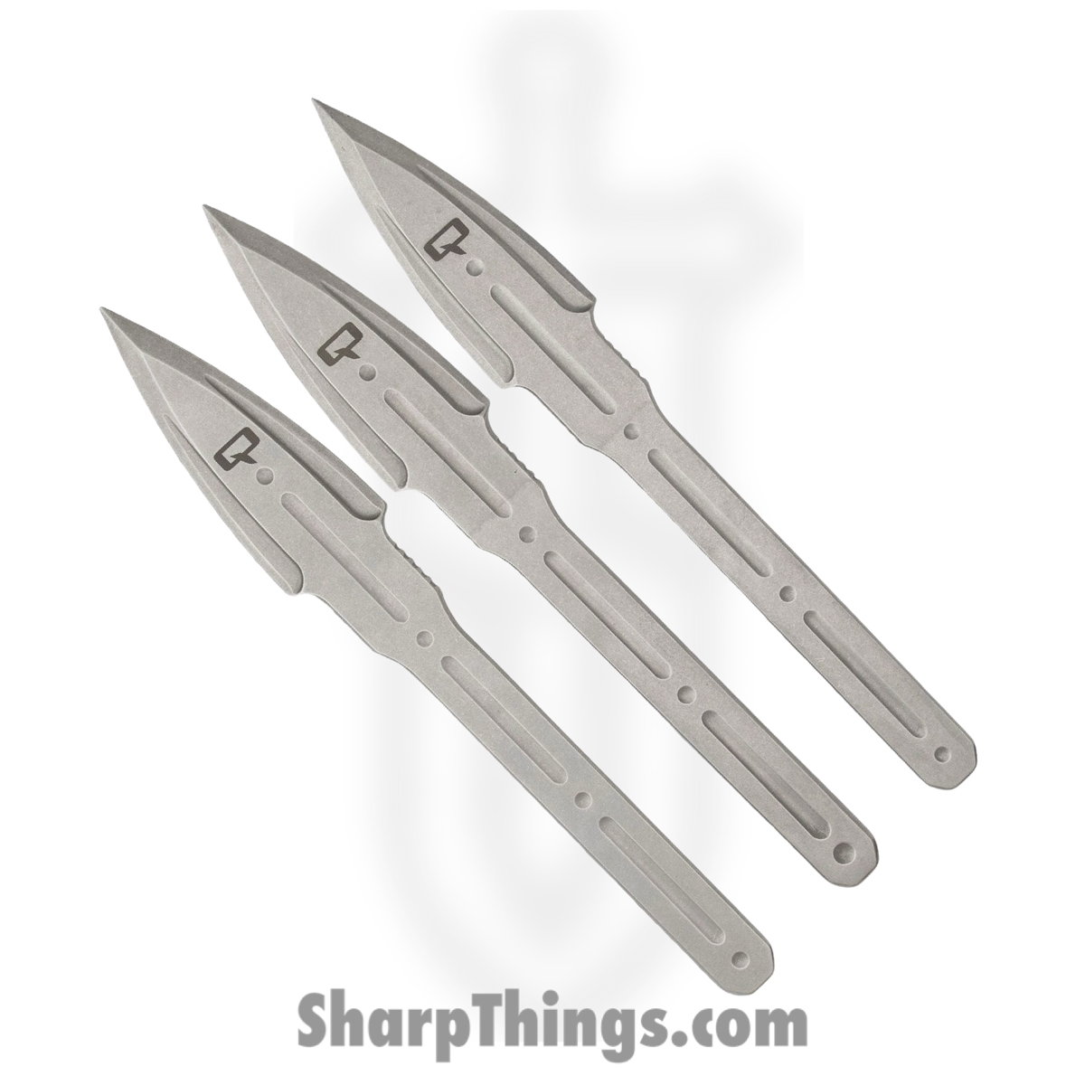 0e6298a2-f857-4679-ad13-3f34bb097dba_QTRKT1_1.jpg Quartermaster - QTRKT1 - Kogi Thrower Set - Fixed Blade Knife - Stainless Steel Stonewash - Stainless Steel - Silver - Image 1
