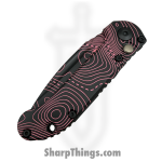 Microtech - 1135S-1TPBKPKCS - L.U.D.T. Gen III Signature Series - Automatic Folding Knife - Topographic Black/Pink Camo - Standard Edge - Image 3