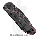 Microtech - 1135S-1TPBKPKCS - L.U.D.T. Gen III Signature Series - Automatic Folding Knife - Topographic Black/Pink Camo - Standard Edge - Image 4
