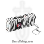 CHEETAH - CH-10BZ - Max Power Mini Stun Gun - Rubberized - Zebra Stripe