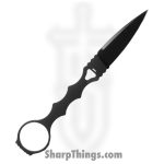 Benchmade - 174BK - SOCP Dagger - Fixed Blade Knife - 440C SS Coated Spear Point - 440C SS - Black - Image 2