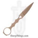 Benchmade - 174SN - SOCP Dagger - Fixed Blade Knife - 440C SS Coated Spear Point - 440C SS - Flat Dark Earth - Image 2