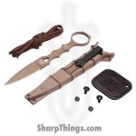 Benchmade - 174SN - SOCP Dagger - Fixed Blade Knife - 440C SS Coated Spear Point - 440C SS - Flat Dark Earth - Image 4