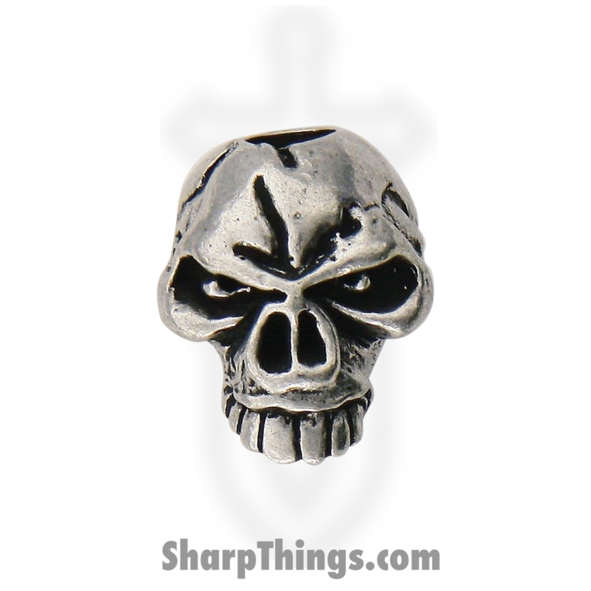 1ec24c7d-c4cf-4dba-a7f0-4383fe567497_SMUKEB_1.jpg Schmuckatelli Co - SMUKEB - Emerson Skull Bead - Pewter - Image 1