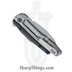 Kershaw - 2049 - Lithium - Folding Knife - 8Cr13MoV Blasted Wharncliffe - Stainless Steel GFN - Gray Black - Image 3