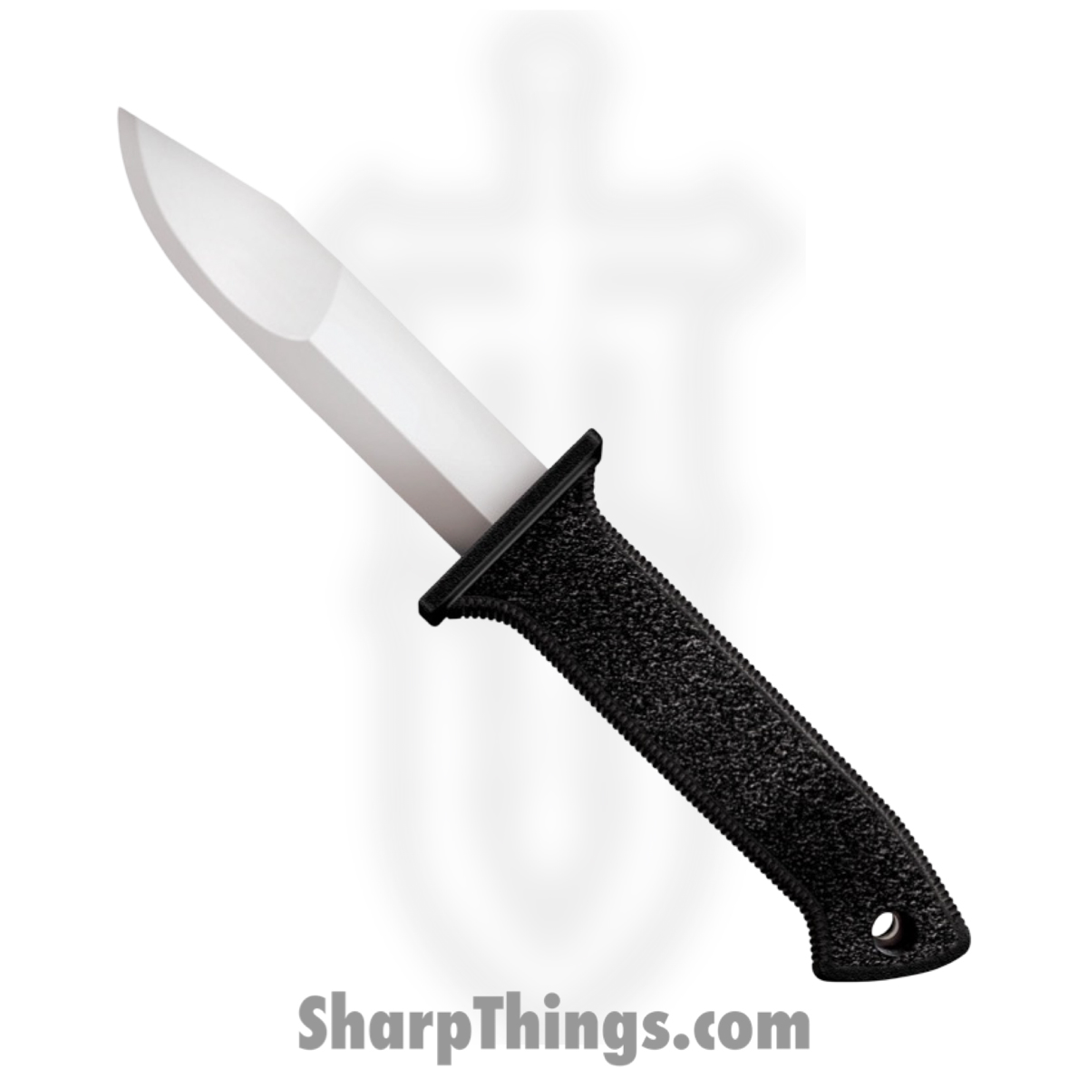 210dcf3e-2a69-4647-a974-ba45480fbf3d_CS20PBS_1.jpg Cold Steel - CS20PBS - Peace Maker III - Fixed Blade Knife - 4116 SS Satin Clip Point - Polypropylene - Black - Image 1