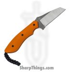 CRKT - 2399 - S.P.I.T. - Fixed Blade Knife - 8Cr13MoV Two Tone Reverse Tanto - G10 - Orange - Image 2