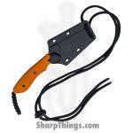 CRKT - 2399 - S.P.I.T. - Fixed Blade Knife - 8Cr13MoV Two Tone Reverse Tanto - G10 - Orange - Image 4