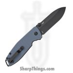 CRKT - 2495G - Squid XM - Folding Knife - D2 Coated Drop Point - G10 - Gray Blue - Image 2