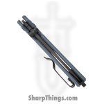 CRKT - 2495G - Squid XM - Folding Knife - D2 Coated Drop Point - G10 - Gray Blue - Image 5