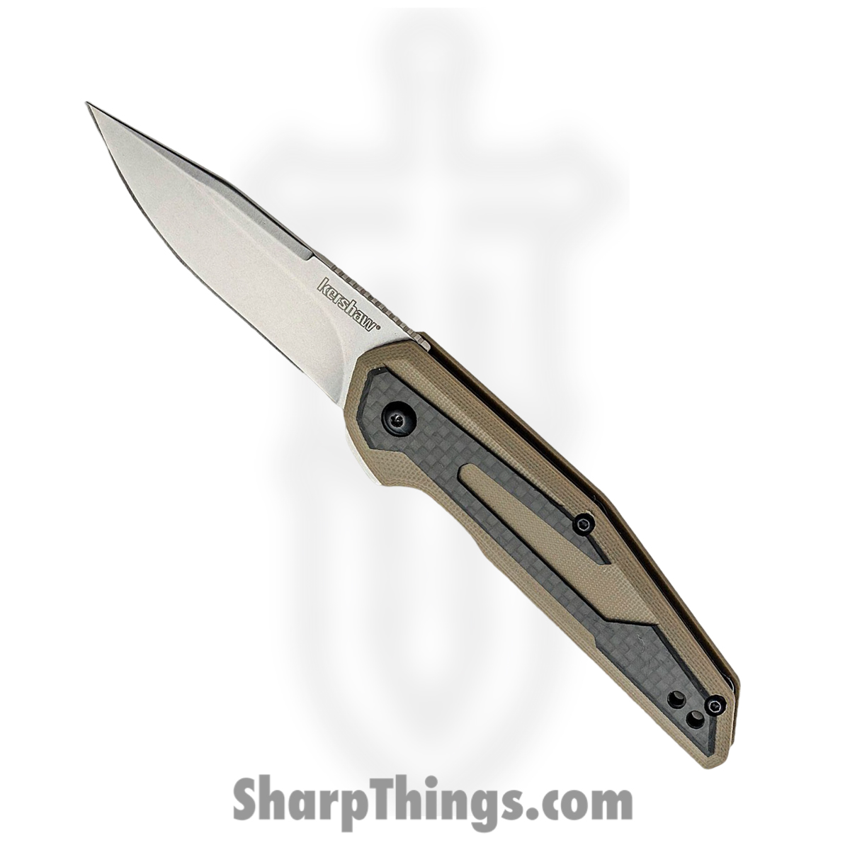 26343ae7-7433-4952-a74f-bb692b404536_KS1160BLU_1.jpg Kershaw - 1160TAN - Fraxion Linerlock Tan - Image 1