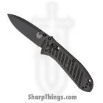 Benchmade - 575BK-1 - Mini Presidio II - Folding Knife - CPM-S30V Satin Drop Point - CF Elite - Black