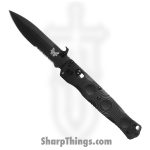 Benchmade - 393SBK - Mini SOCP - Folding Knife - S30V Coated Spear Point - G10 - Black