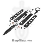 Benchmade - 393SBK - Mini SOCP - Folding Knife - S30V Coated Spear Point - G10 - Black - Image 5