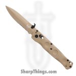 Benchmade - 393SSN-01 - Mini SOCP - Folding Knife - S30V Coated Spear Point - G10 - Desert Tan