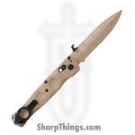 Benchmade - 393SSN-01 - Mini SOCP - Folding Knife - S30V Coated Spear Point - G10 - Desert Tan - Image 2