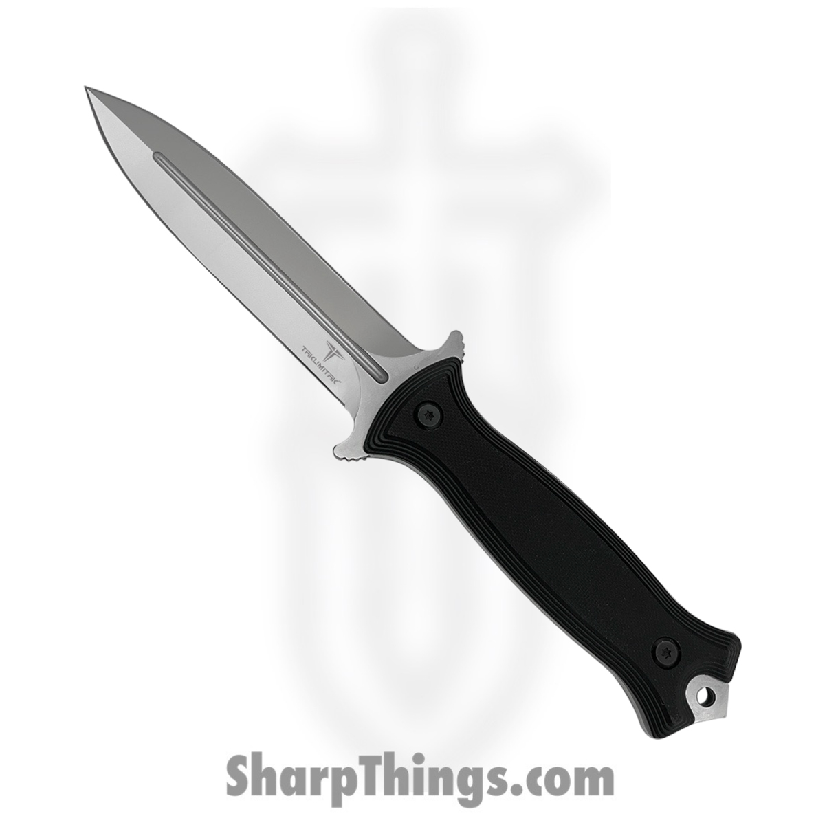 3a3d6df0-fb0f-4ab0-83eb-5b8447b42659_TKF202SL_1.jpg Takumitak - TKF202SL - Havoc - Fixed Blade Knife - D2 Polished Spear Point - G10 - Black - Image 1