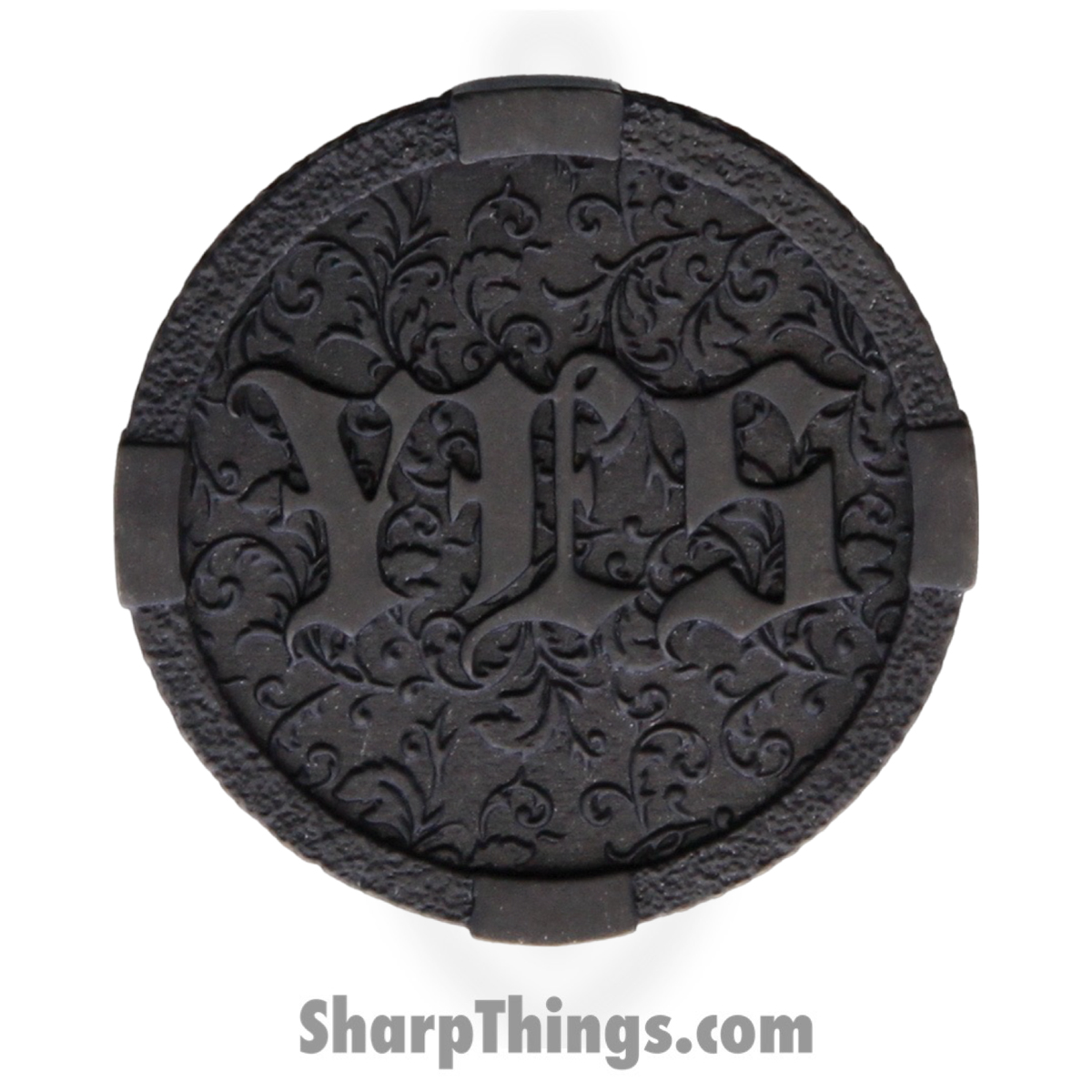 3d617deb-8aba-4df9-a1b9-43c0ba2d6943_BAS229_1.jpg Bastinelli Creations - BAS229 - Yes/No Coin - Bronze - Black - Image 1