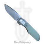 Vero Engineering - V-VSXL-SW-JD - Synapse XL - Folding Knife - Stonewash M390 Drop Point - G10 - Jade
