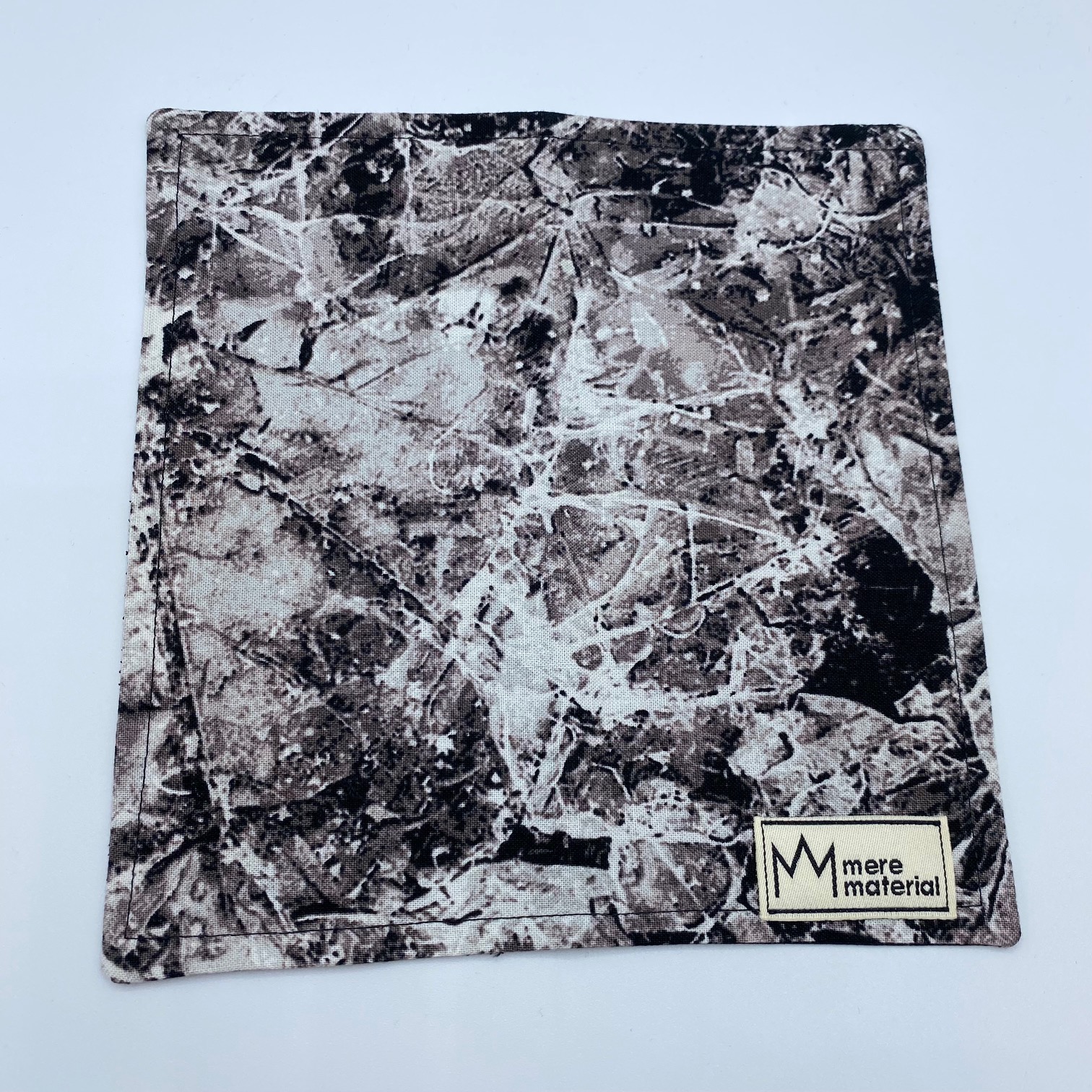 4689491b-11a1-4632-87e9-2d536227a326_MM0015_1.jpg Mere Material Shankerchief - MM0015 - Handmade Handkerchief - Dark Forest - Image 1