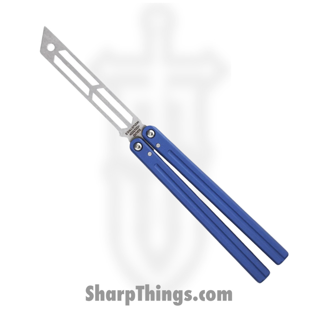 493cb647-9ddb-4dc5-9916-5bf3e48c642d_05TR01SW01BL_1.jpg Squid Industries - 05TR01SW01BL -Triton V2 Knife Trainer - 301HH 6061-T6 - Blue - Image 1