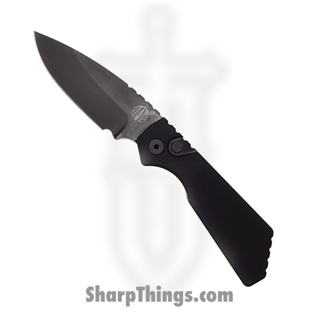 49f14410-985a-48e5-b760-0929805f4f8c_pt203_12.jpg ProTech - 203 - Strider PT+ - Automatic Knife - Magnacut Coated Drop Point - 6061-T6 Aluminum - Black - Image 1