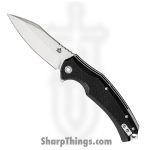 QSP - QS121C - Snipe - Folding Knife - D2 Satin Drop Point - G10 - Black