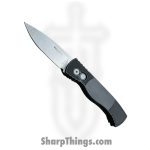 ProTech - T201 - Tactical Response 2 - Folding Knife - Magnacut Stonewash Drop Point - 6061-T6 Aluminum - Black