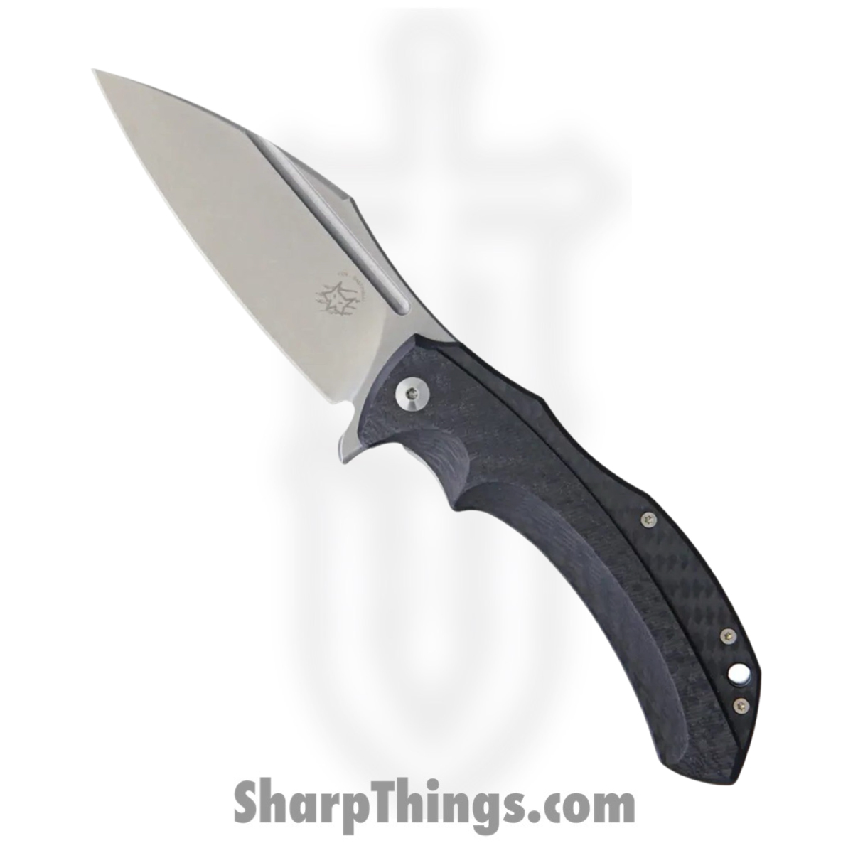 58f7d806-a8e4-44e0-ba37-083bc7b32951_BAS216_1.jpg Bastinelli Creations - BAS216 - Shadow - Folding Knife - ELMAX Stonewash Full Tang - Carbon Fiber - Black - Image 1