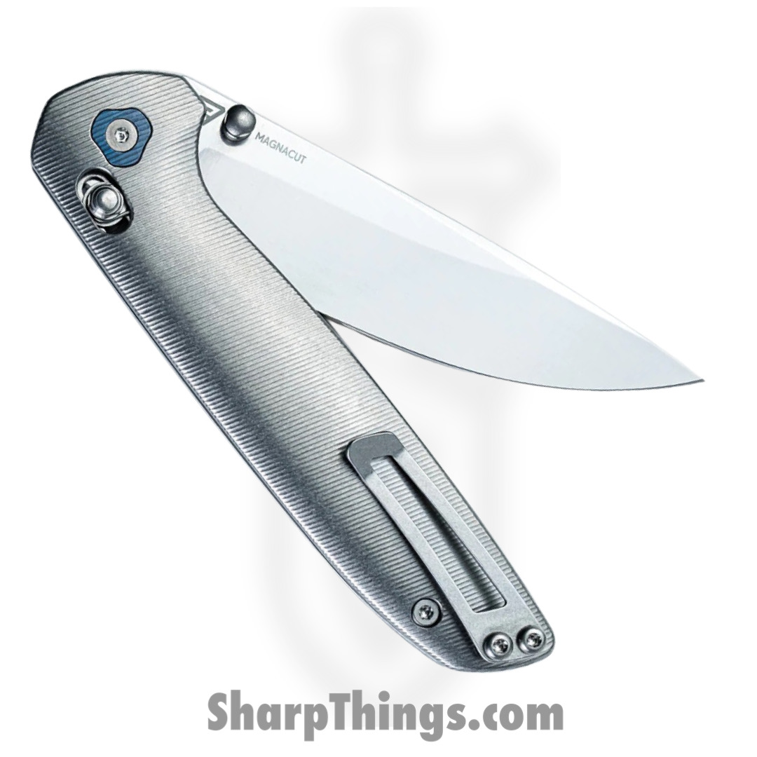 5968b225-5283-41d5-a2ba-76ea03a7e5b5_20-MV-MC02-TT01_1.jpg Tactile Knife Co. - 20-MV-MC02-TT01 - Maverick Thumbstud - Folding Knife - Magnacut Stonewash Drop Point - Titanium - Raw - Image 1