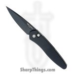 ProTech - 3407 - Newport - Automatic Knife - S35VN DLC Spear Point - 6061-T6 Aluminum - Black