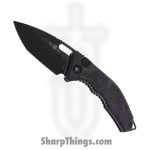 Heretic Knives - H011-6A-PUCF - Medusa - Automatic Knife - Elmax Coated Tanto - Carbon Fiber - Purple/Black