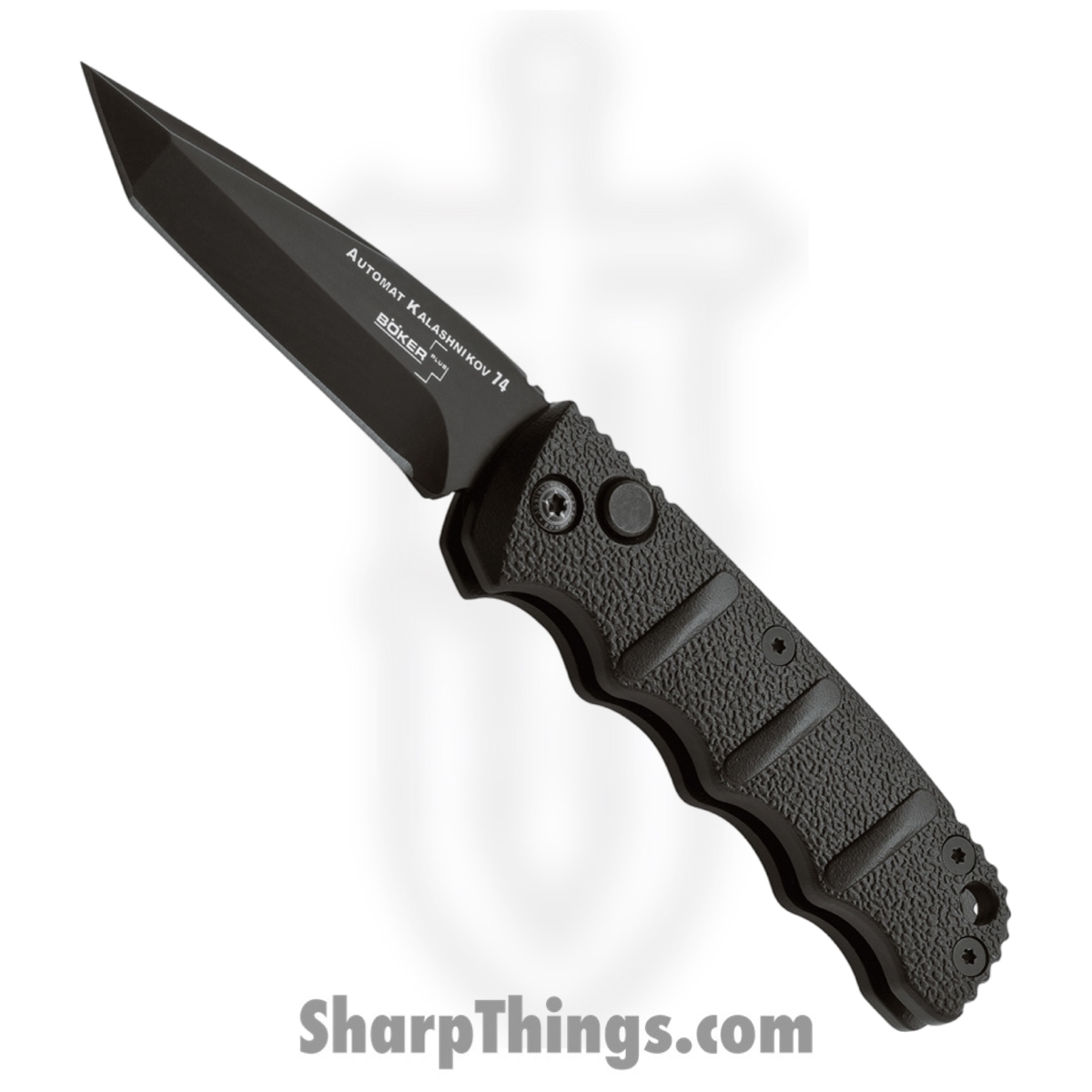 74442d70-1c24-41da-8ab3-b314be4eadd1_BOP01KALS73BTN_1.jpg Boker Plus - BOP01KALS73BTN - Mini Kalashnikov - Folding Knife - AUS-8 Coated Tanto - Aluminum - Black - Image 1