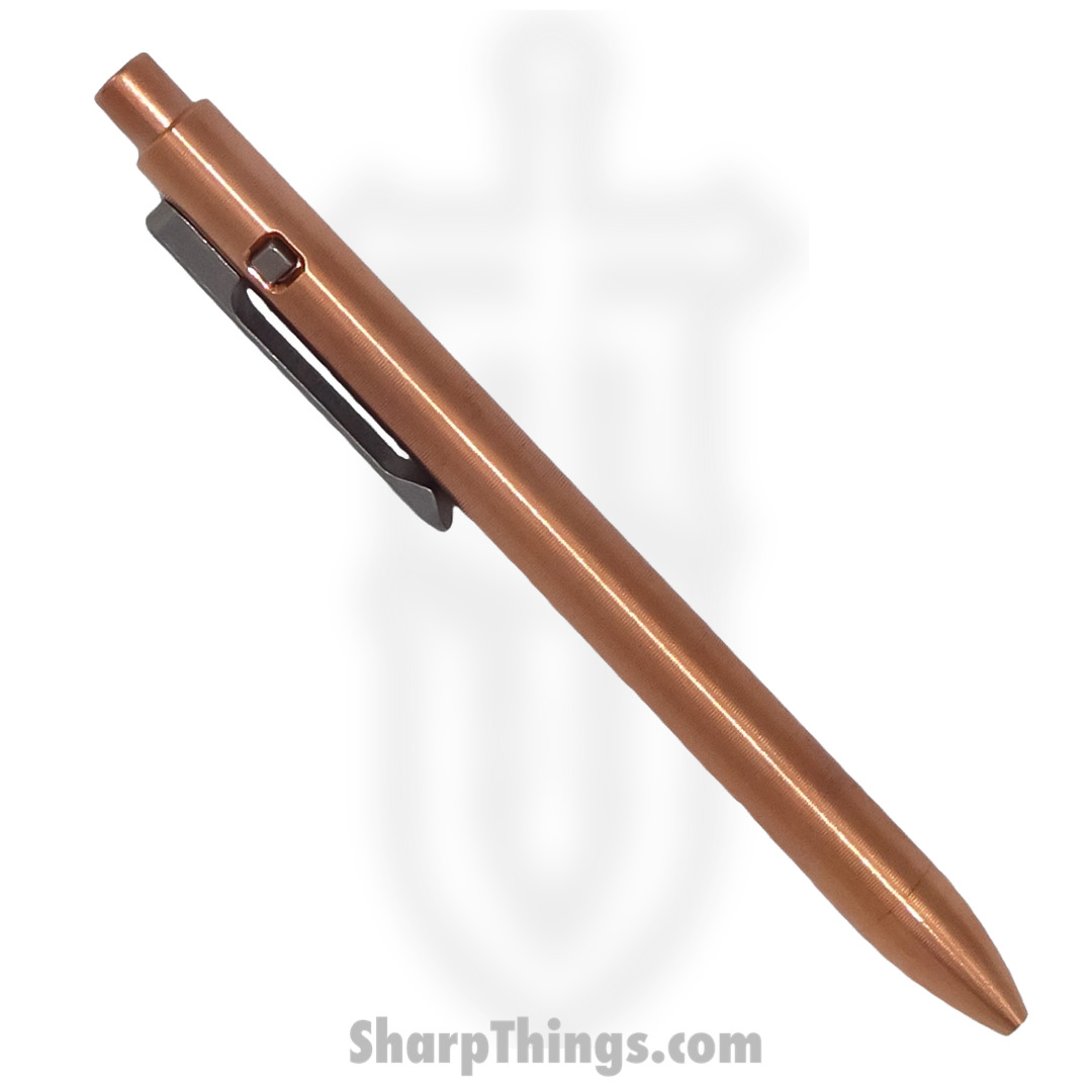 7a5abeb0-9a7f-400b-9a16-584678ed76a8_10-SC2-COP-OLD_1.jpg Tactile Turn - 10-SS2-SEA-ICE - Slim Side Click Pen - Short - Titanium - Seasonal Release Icefall - Image 1
